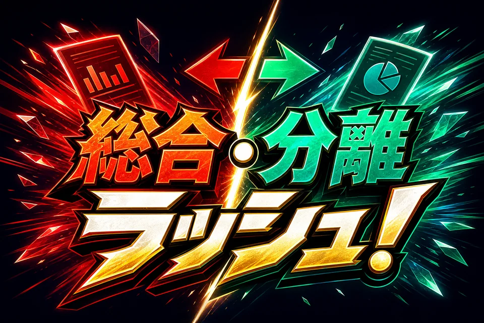 総合・分離ラッシュ